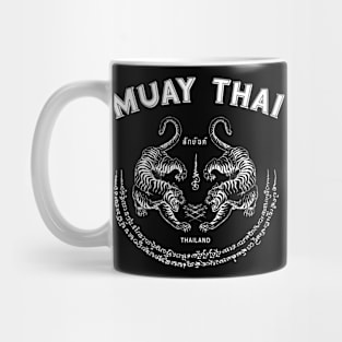 Muay Thai Tiger Sak Yant Tattoo Kickboxing Thailand Mug